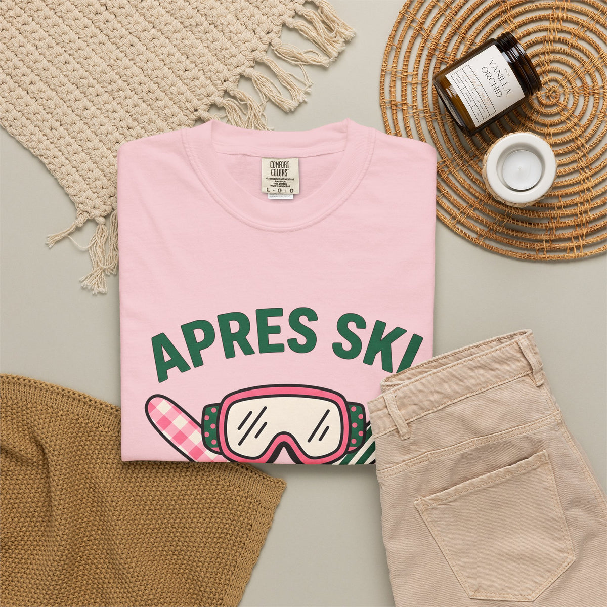 Ski Goggles T-Shirt Skiing Winter Gift Women Cartoon T-Shirt Snow Goggles T-Shirt Snowboarder Enthusiast Comic T-Shirt Frost Graphic Retro Crossed