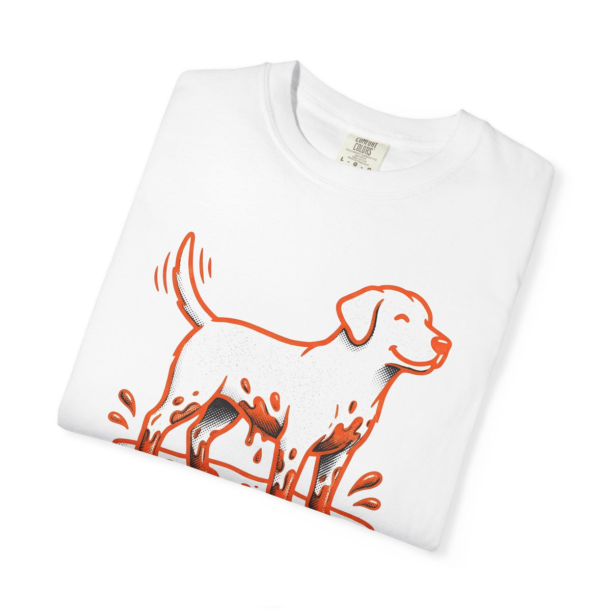 Cute Dog T-Shirt Dog Companion Gift Women Graphic T-Shirt Puppy T-Shirt Dog Owner Fan Canine Graphic Design Pet Sketch Earth T-Shirt