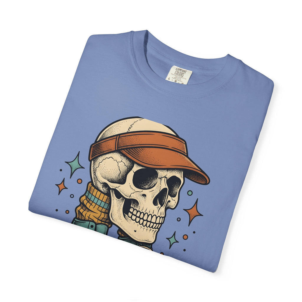 Skull Quad Skates Halloween Wheels Gift Line Roller Skates Horror Fan Wheels T-Shirt
