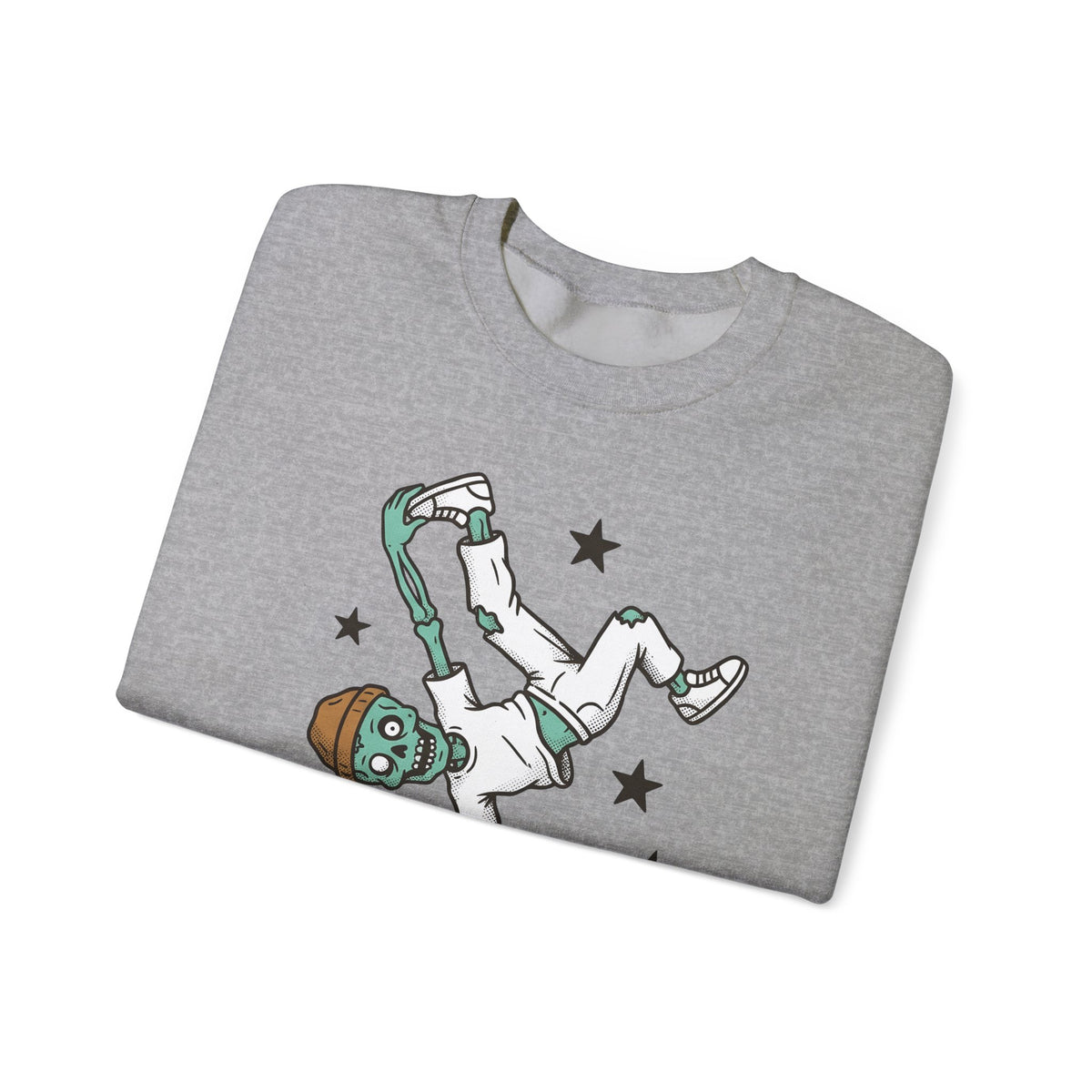 Dancing Skeleton Sweatshirt Halloween Ballet Gift Women Comic Sweatshirt Skeleton Sweatshirt Horror Fan Spooky Sweatshirt Dance Graphic Vintage Sparkles Sweatshirt