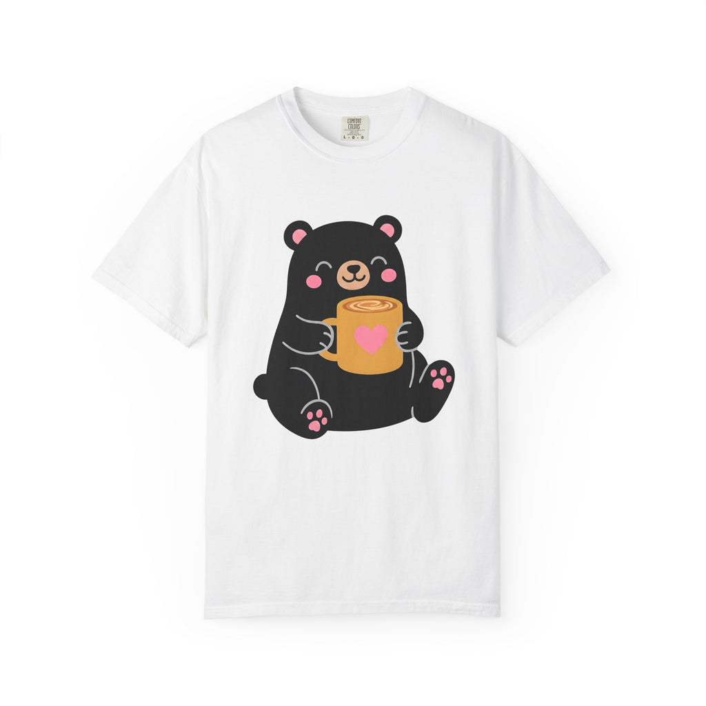 Bear Coffee Cup Coffee Animal Gift Cute Mug Coffee Fan Coffee Mug Kawaii Minimalist T-Shirt