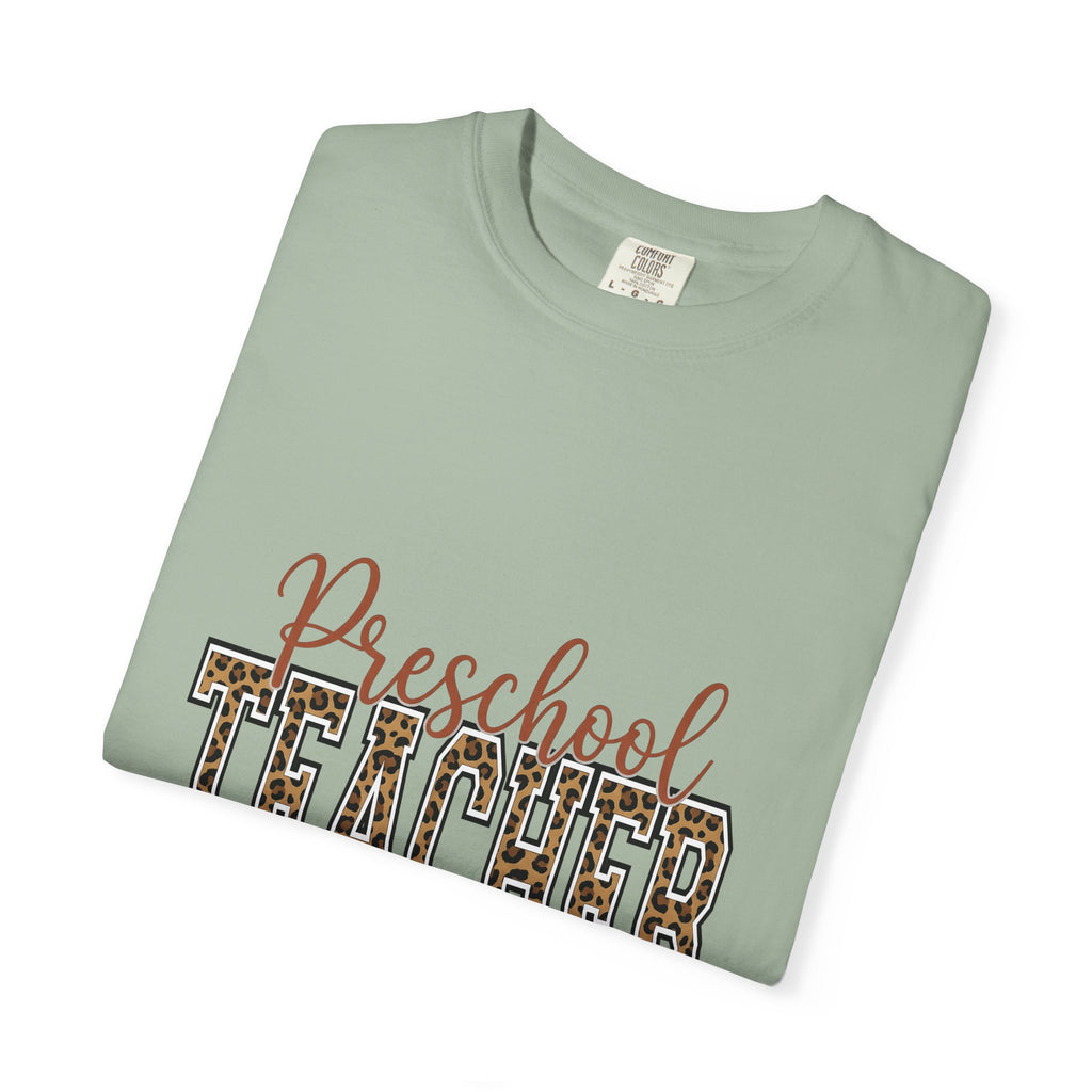 Cheetah Print Teacher T-Shirt Teacher Wildlife Gift Women Vibrant T-Shirt Educator T-Shirt Teacher Enthusiast Colorful T-Shirt Animal Graphic