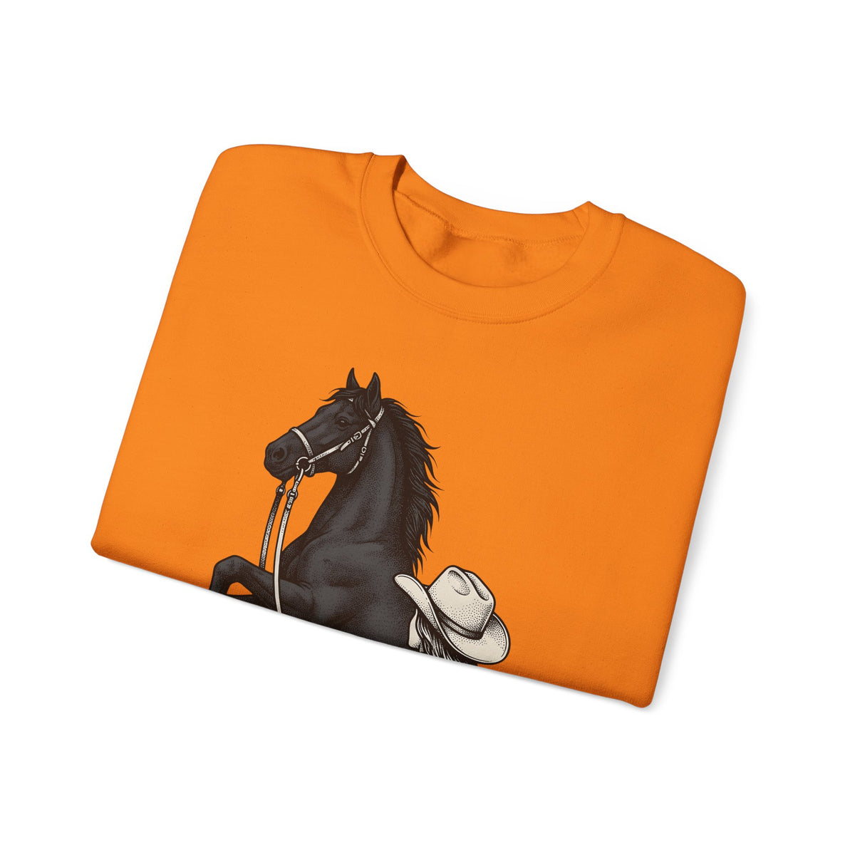 Ranch Horse Sweatshirt Cowgirl Cowboy Gift Women Old School Sweatshirt Ranch Horse Sweatshirt Rodeo Fan Vintage Sweatshirt Cowboy Graphic Line Art Power Bolt