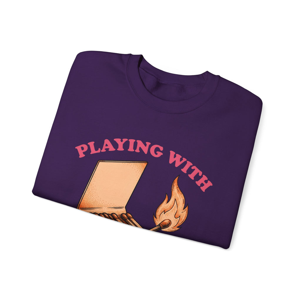 Matchbox Blaze Sweatshirt Cowgirl Country Gift Women Distressed Sweatshirt Lighter Sweatshirt Rodeo Fan Vintage Sweatshirt Rural Graphic Sketch Spark Sweatshirt