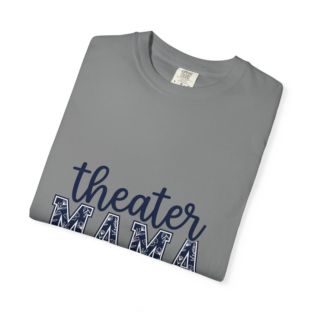 Flower Lettering T-Shirt Moms Plays Gift Women Strong T-Shirt Typography T-Shirt Motherhood Fan Bold T-Shirt Theater Graphic Contemporary Blossoms