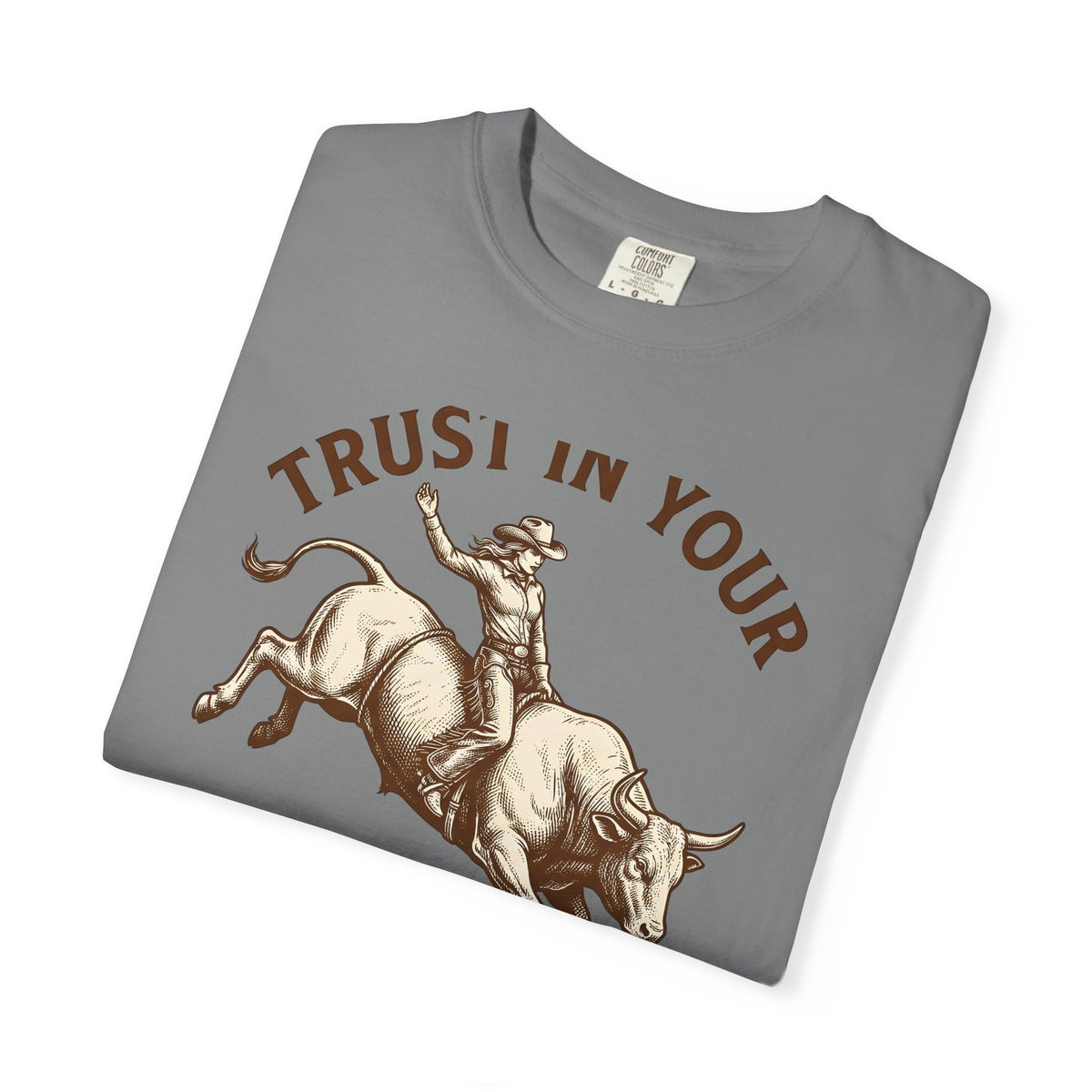 Cowgirl Rodeo T-Shirt Cowgirl Western Wear Gift Women Hand Drawn T-Shirt Rodeo T-Shirt Cowboy Fan Illustrated T-Shirt Country Graphic Sketch Rodeo