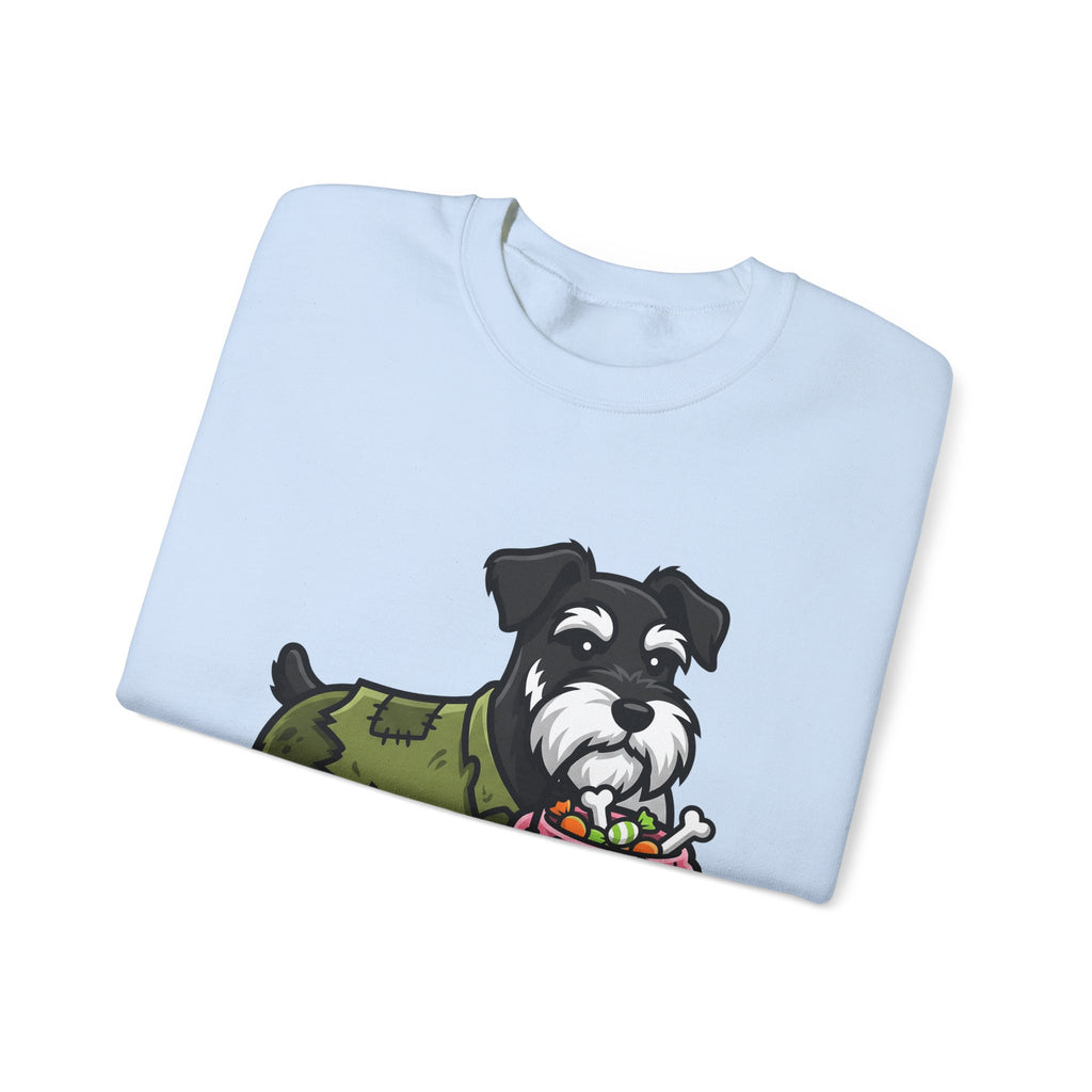 Schnauzer Pet Sweatshirt Halloween Animal Gift Women Animated Sweatshirt Dog Sweatshirt Horror Fan Cartoon Sweatshirt Creature Graphic Classic Candy Container