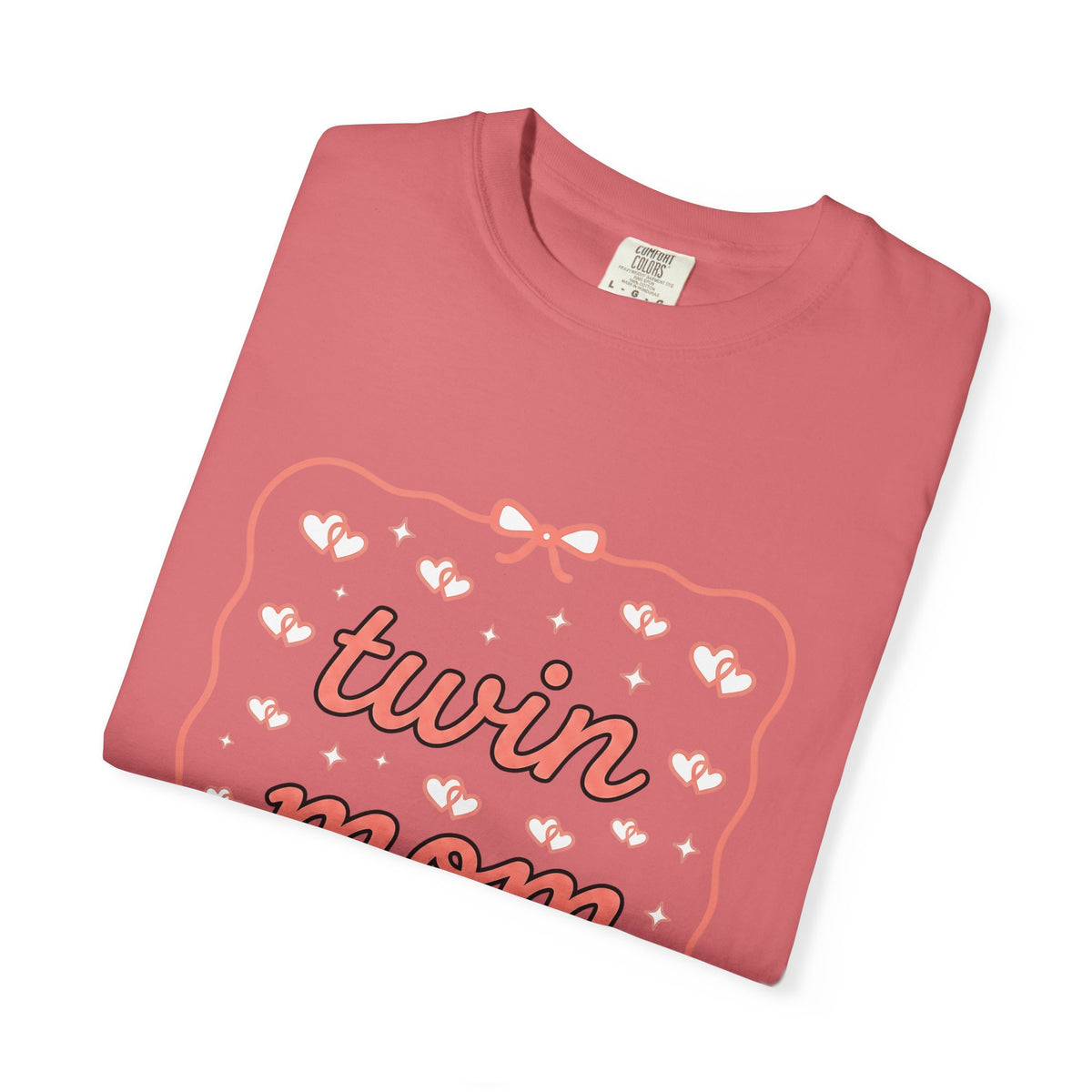 Romantic Motif T-Shirt Moms Kin Gift Women Playful T-Shirt Love T-Shirt Motherhood Fan Whimsical T-Shirt Family Graphic Outline Knot T-Shirt