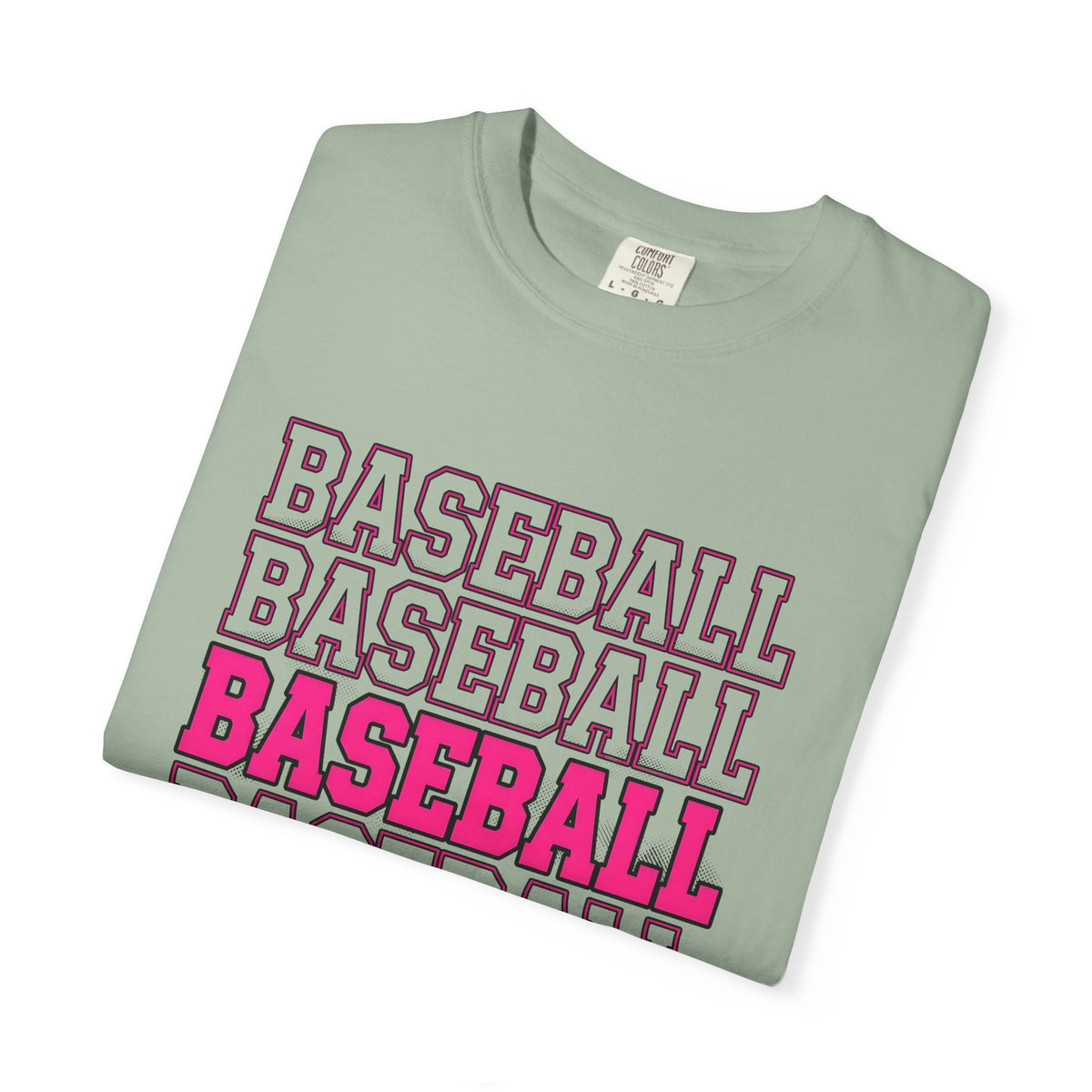 Baseball Lettering T-Shirt Moms Athletics Gift Women Strong T-Shirt Lettering T-Shirt Mom Fan Bold T-Shirt Sports Graphic Vintage Pink Highlight