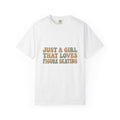 Classic Fun Font T-Shirt Figure Skating Sport Gift Women Cheerful T-Shirt Typography T-Shirt Skater Enthusiast Happy T-Shirt Athletic Graphic