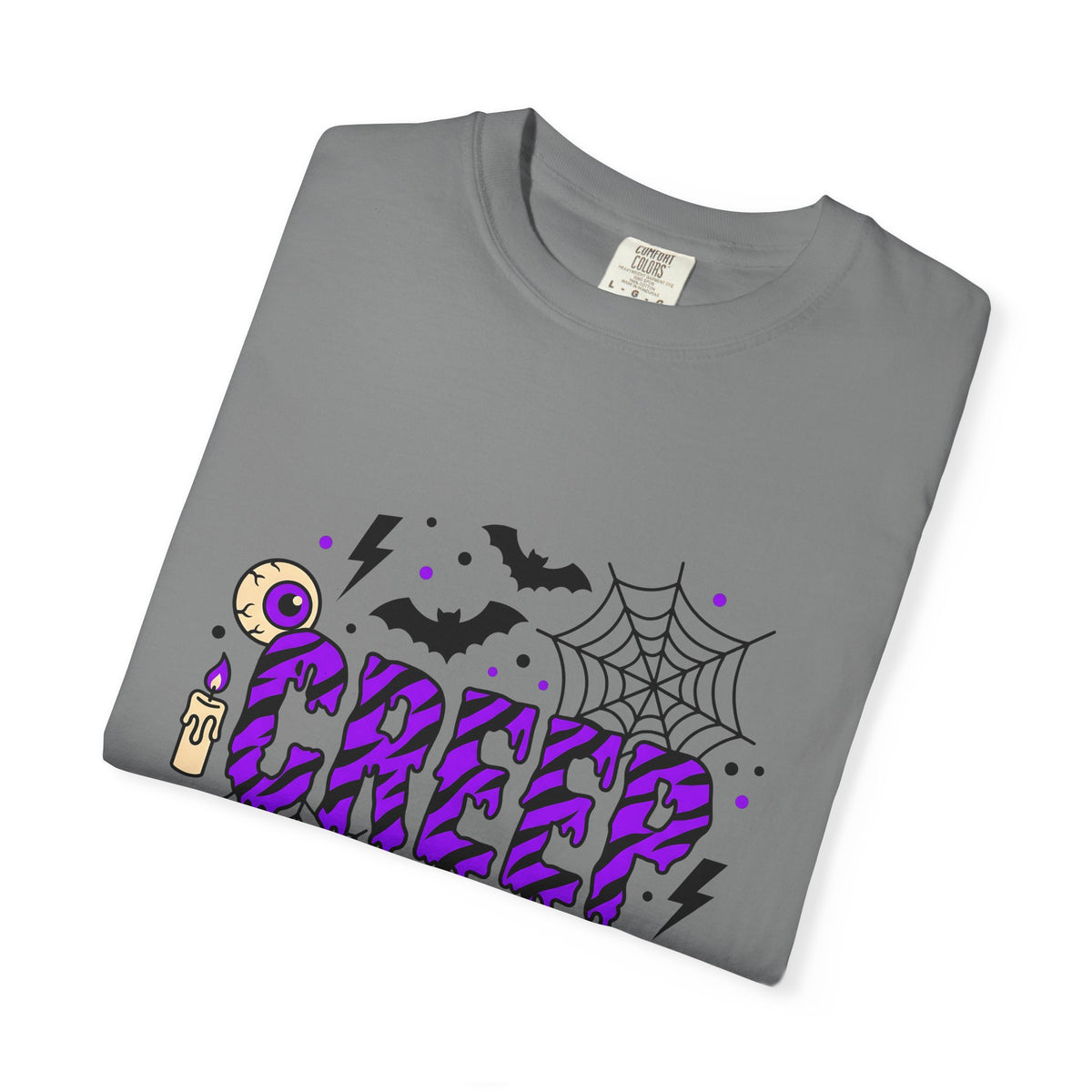 Bat Spider Webbing T-Shirt Halloween Occult Gift Women Haunted T-Shirt Spider Web T-Shirt Horror Fan Spooky T-Shirt Mystic