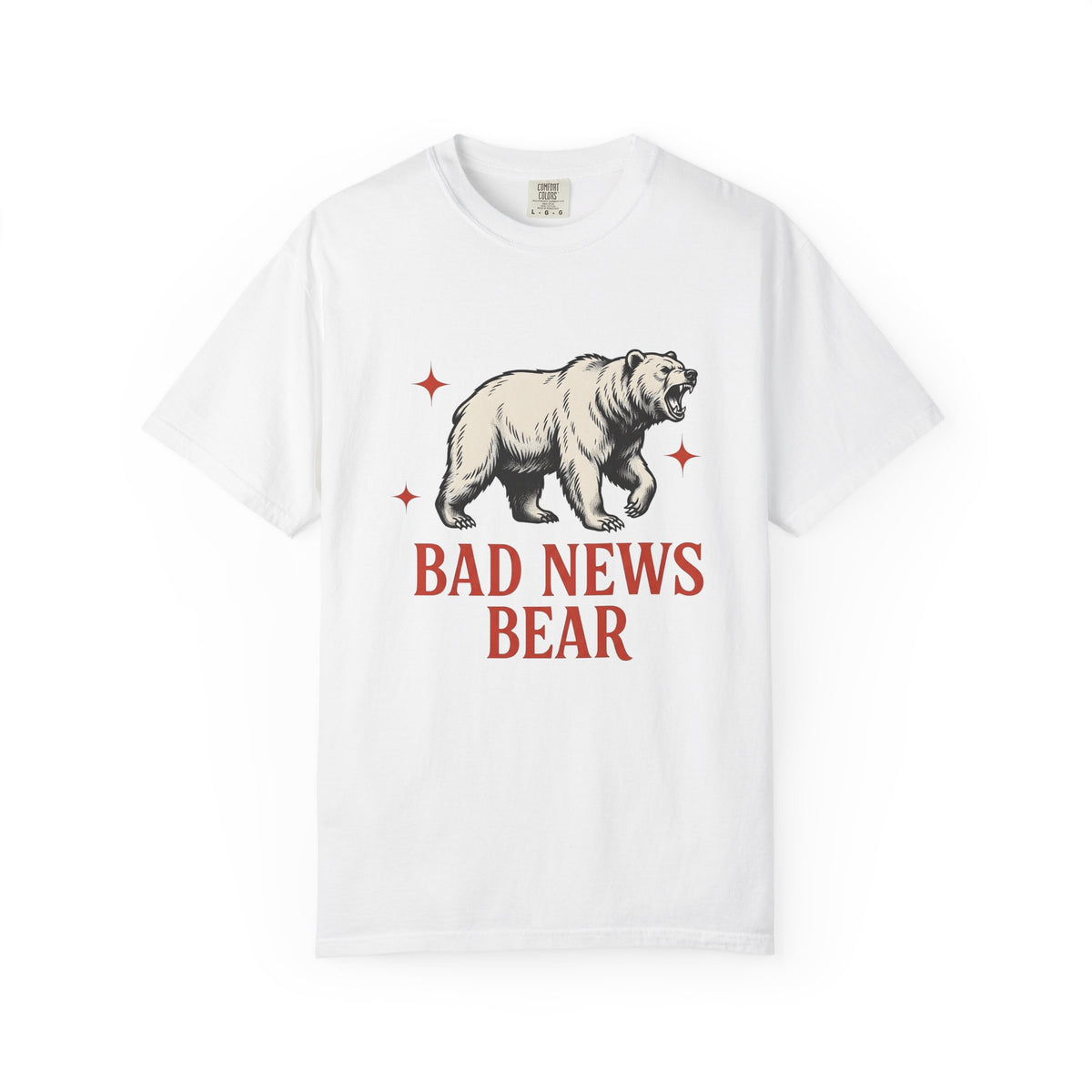 Grizzly Bear T-Shirt Bear Animal Gift Women Vintage T-Shirt Ursa T-Shirt Bear Fan Grizzly Graphic Retro Star T-Shirt