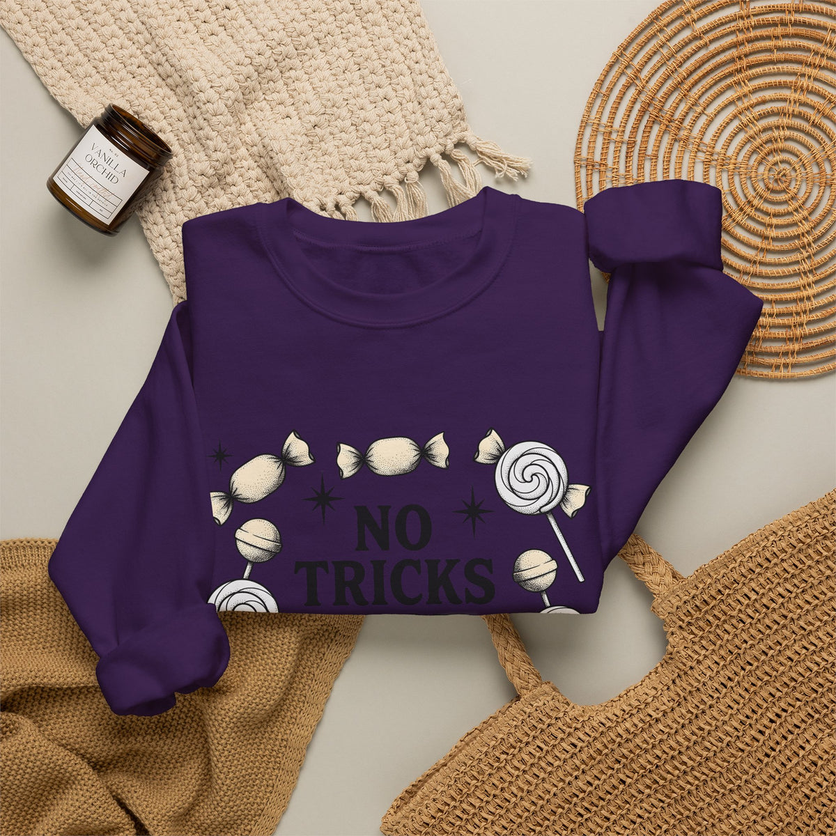 Sugar Lollipops Sweatshirt Halloween Treats Gift Women Rustic Sweatshirt Lollipops Sweatshirt Spooky Fan Country Sweatshirt Sweets Graphic Classic Twinkles