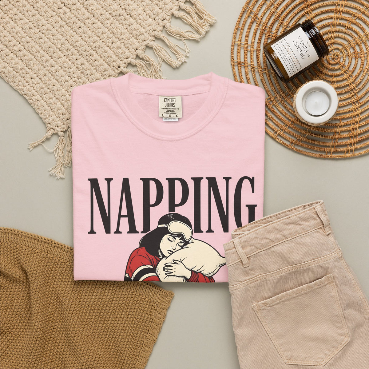 Girl T-Shirt T-Shirt Funny Sleep Gift Women Comic T-Shirt Plushie T-Shirt Humor Fan Cartoon T-Shirt Slumber Graphic Retro Alarm Clock T-Shirt