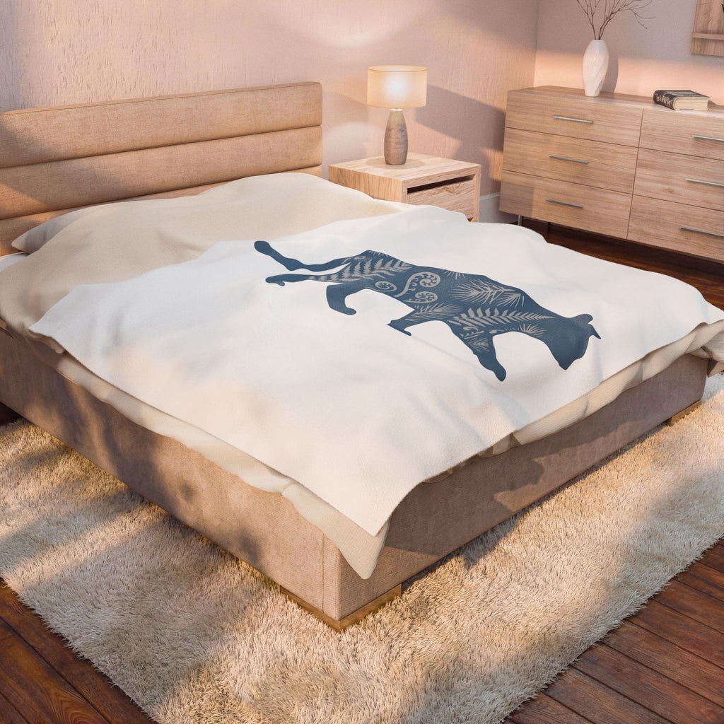 Cat Shape Blanket Cat Wildlife Gift Women Garden Blanket Kitten Blanket Cat Fan Feline Blanket Botanical Illustration Wildlife Graphic Nature