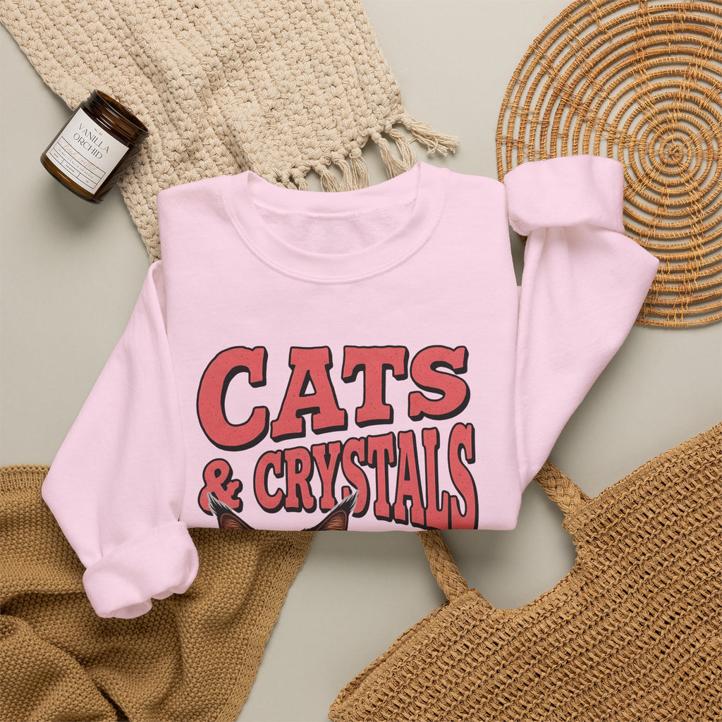 Maine Coon Kitten Sweatshirt Cat Metaphysical Gift Women Graphic Sweatshirt Kitten Sweatshirt Cat Fan Feline Sweatshirt Spiritual Design Mystical Graphic Retro