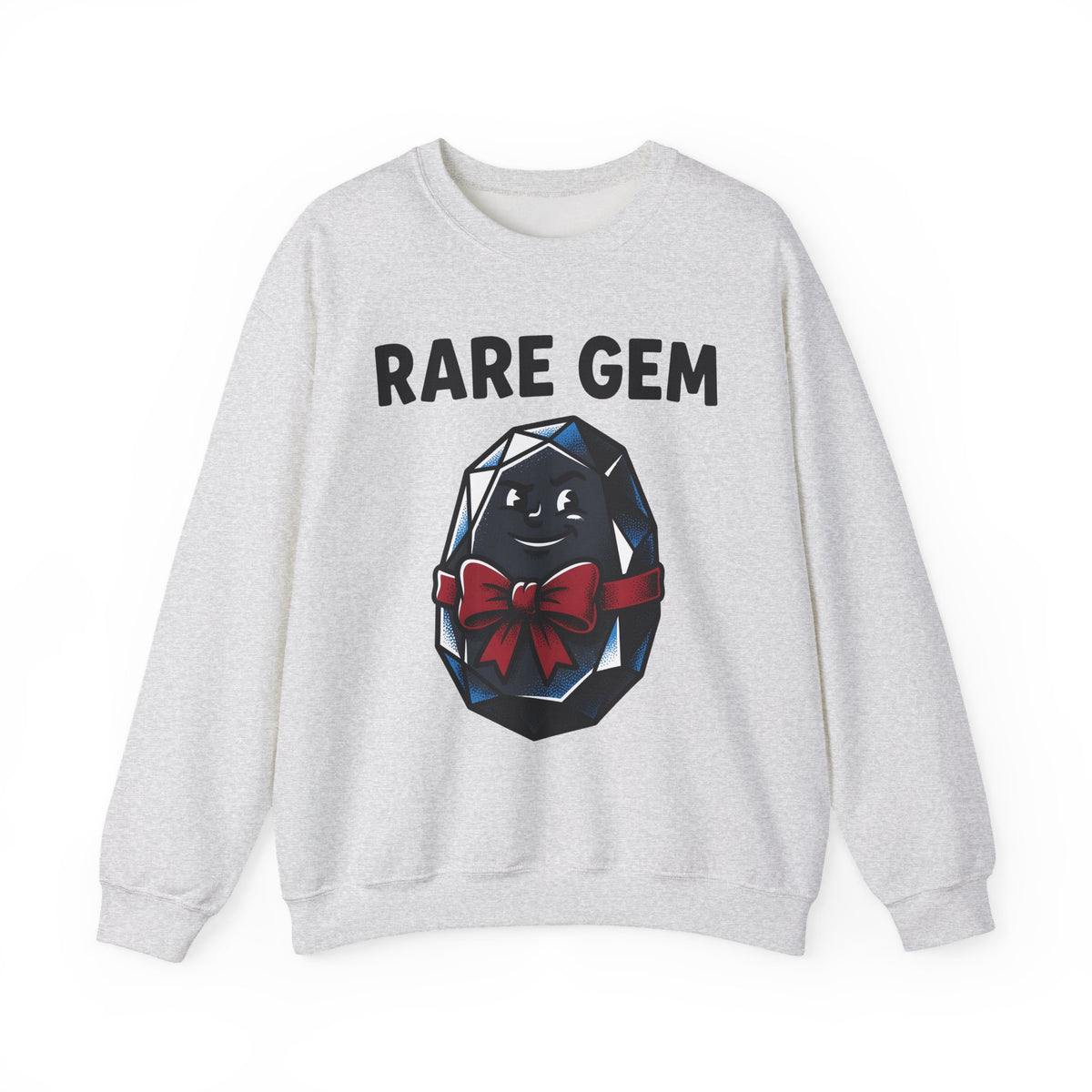 Jewel Icon Christmas Satire Gift Animation Gemstone Xmas Fan Cartoon Parody Classic Crimson Knot Sweatshirt