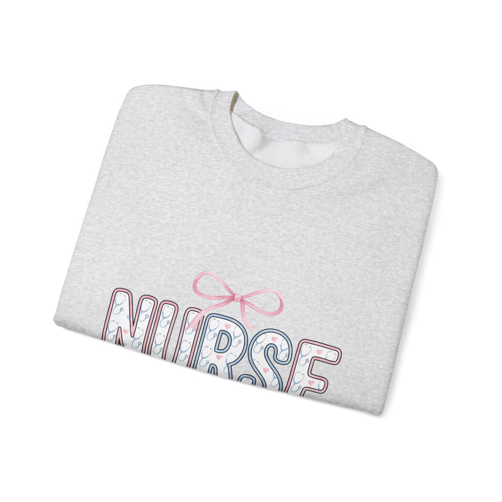 Healthcare Heart Sweatshirt Nurse Mom Medical Gift Women Playful Sweatshirt Heart Care Sweatshirt Nursing Enthusiast Whimsical Sweatshirt Medical Graphic Line