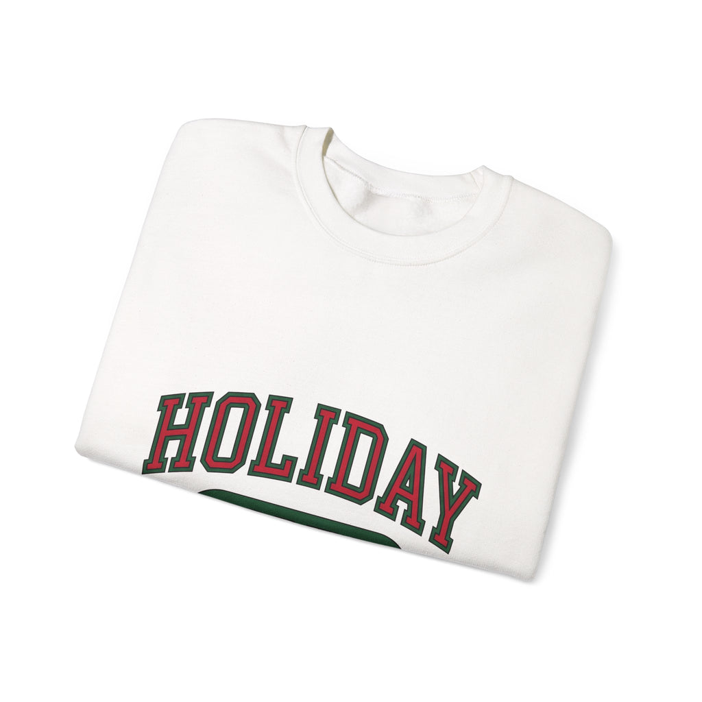 Bold College Font Holiday Christmas Decor Gift Merry Typography Christmas Fan Festive Christmas Sweatshirt