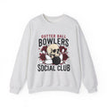 Skull Bowling Pins Sweatshirt Bowling Humor Gift Women Tattoo Sweatshirt Bowling Pin Sweatshirt Bowling Fan Traditional Sweatshirt Funny Graphic Vintage Roses