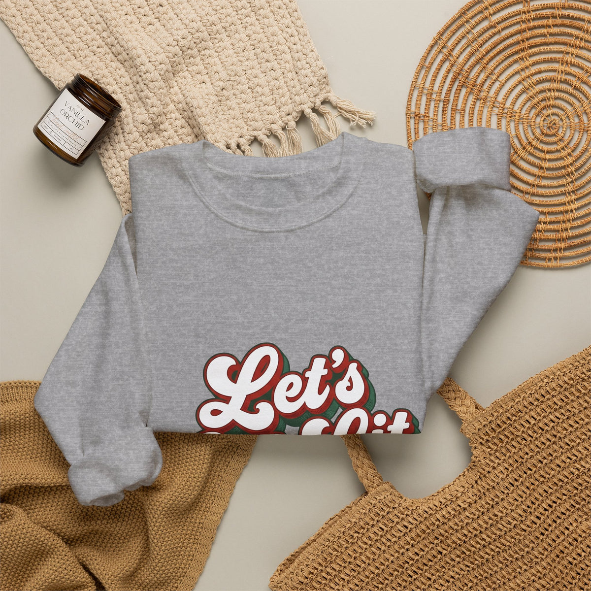 Festive Message Sweatshirt Christmas Fun Gift Women Joyful Sweatshirt Holiday Greeting Sweatshirt Christmas Fan Cheerful Sweatshirt Amusement Graphic Classic