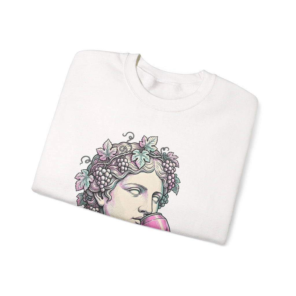 Classical Statue Sweatshirt Greek Art Trend Gift Women Cartoon Sweatshirt Sculpture Sweatshirt Art Fan Comic Sweatshirt Fashion Graphic Hand Drawn Beverage Can