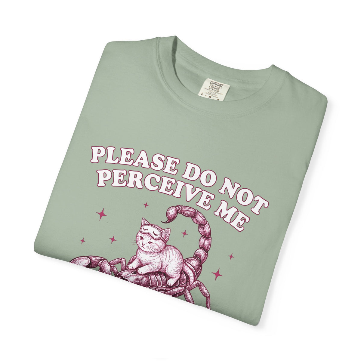 Cat Scorpion T-Shirt Cat Satire Gift Women Cartoon T-Shirt Scorpion T-Sh