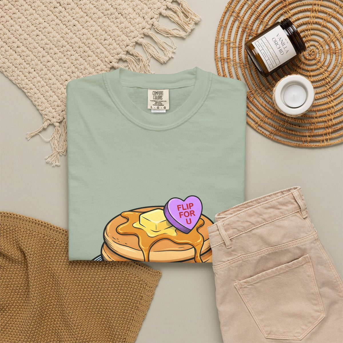 Pancakes Pile T-Shirt Desserts Brunch Gift Women Comic T-Shirt Pancake Stack T-Shirt Sweets Fan Cartoon T-Shirt Breakfast Graphic Design Graphic