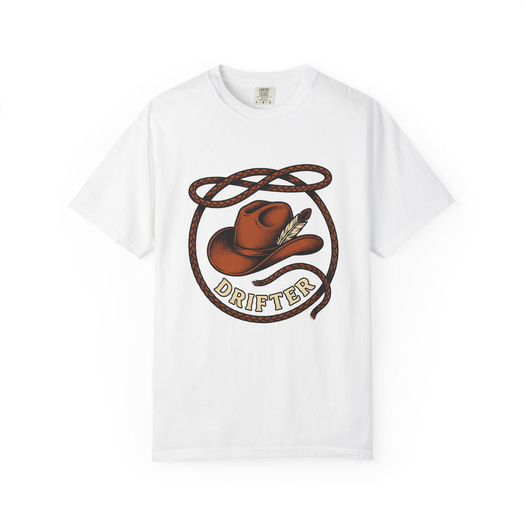 Rancher Hat T-Shirt Cowgirl Rodeo Gift Women Antique T-Shirt Cowboy Hat T-Shirt Cowgirl Fan Western T-Shirt Rodeo Graphic Traditional Cord T-Shirt