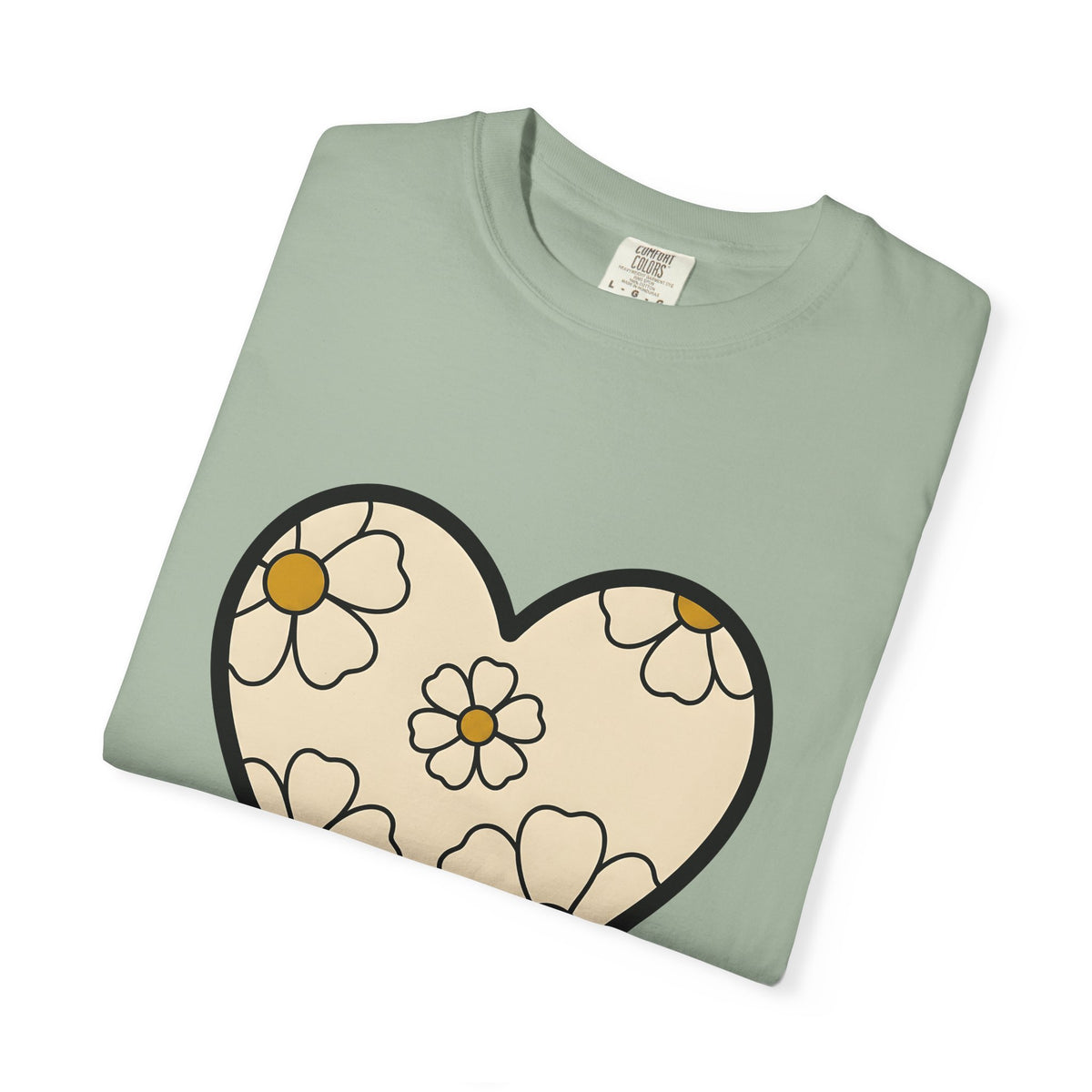 Daisy Affection T-Shirt Boho Chic Nature Gift Women Contemporary T-Shirt Flower T-Shirt Hippie Fan Bohemian T-Shirt Environmental Graphic Classic