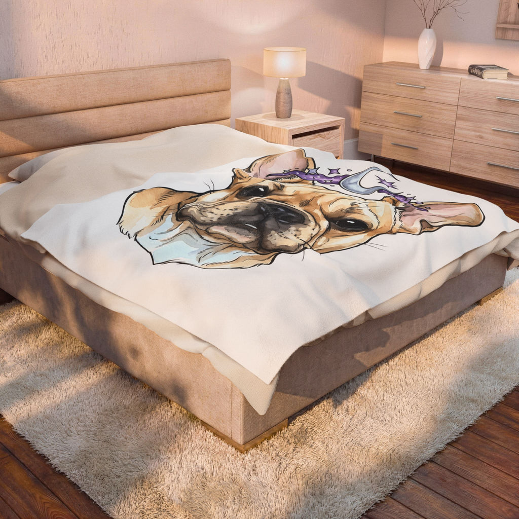 French Bulldog Blanket Dog Celestial Gift Women Watercolor Blanket Bulldog Blanket Dog Fan Watercolour Blanket Galaxy Graphic Hand Drawn Moon