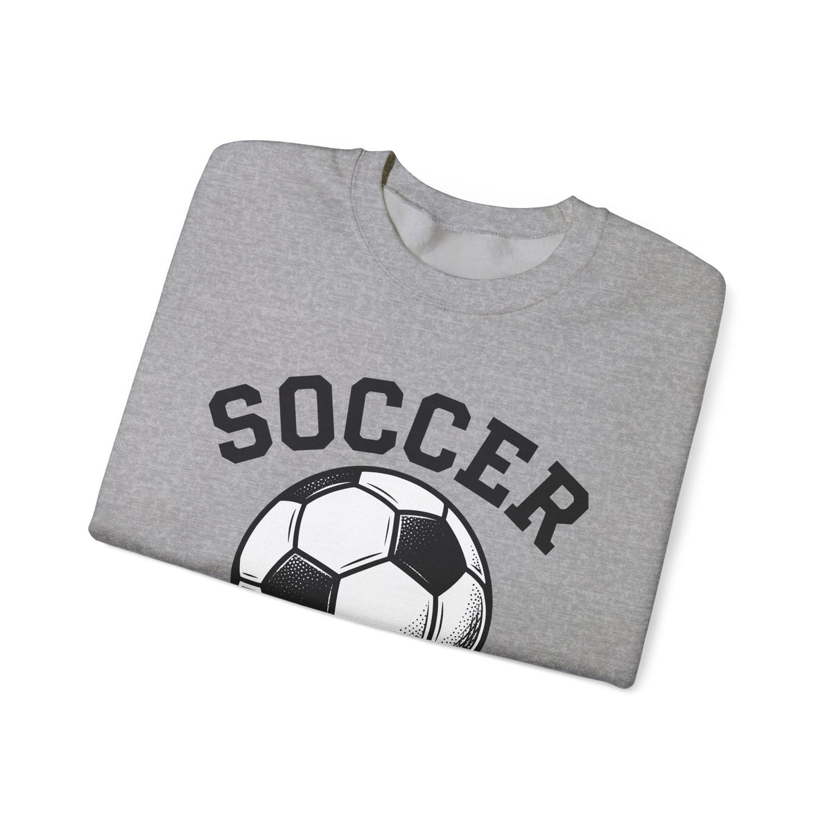 Soccer Ball Moms Sports Gift Vintage Football Mom Fan Retro Athletic Hand Drawn Varsity Sweatshirt