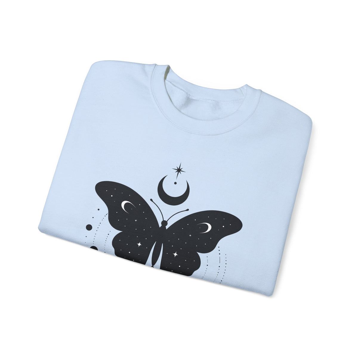 Butterfly Stone Sweatshirt Boho Chic Supernatural Gift Women Mystical Sweatshirt Rock Sweatshirt Bohemian Fan Magical Sweatshirt Occult Graphic Sleek Lunar