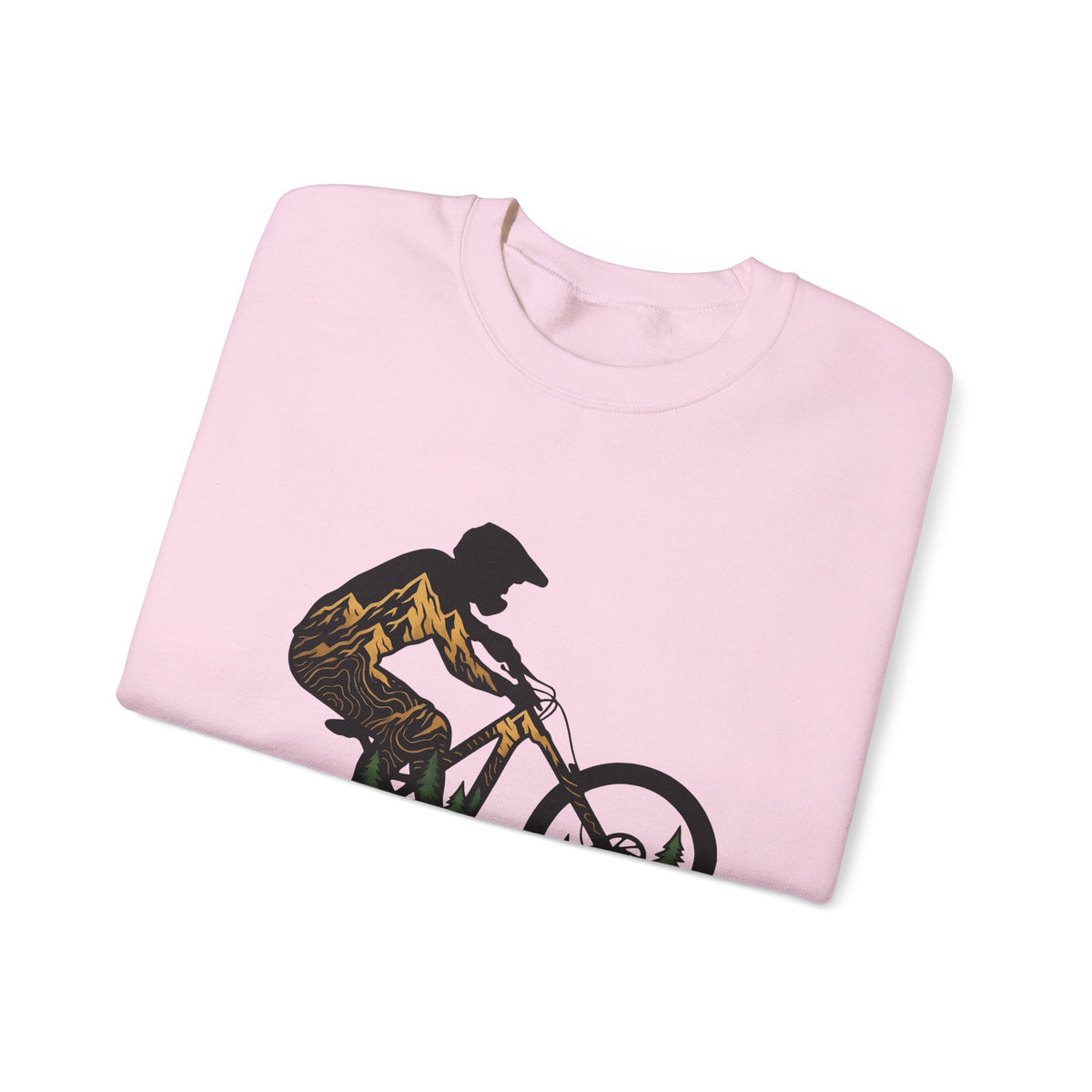 Bike Rider Sweatshirt Sports & Activities Camping Gift Women Exploration Sweatshirt Cyclist Sweatshirt Athlete Enthusiast Abstract Sweatshirt Outdoor Graphic