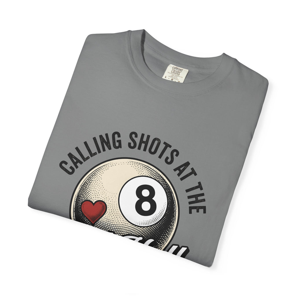 Billiard Ball Billiards Lounge Gift Retro Pool Ball Billiard Fan Vintage Bar Classic Heart T-Shirt