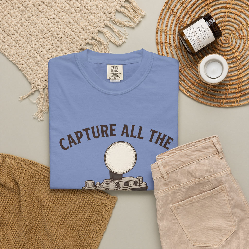 Analog Camera T-Shirt Photography Journey Gift Women Vintage T-Shirt Film Camera T-Shirt Photographer Enthusiast Retro T-Shirt Travel Graphic