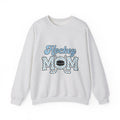 Hockey Puck Sweatshirt Hockey Mom Sports Gift Women Retro Sweatshirt Puck Sweatshirt Hockey Fan Vintage Sweatshirt Athletic Graphic Checkered Hockey Sticks