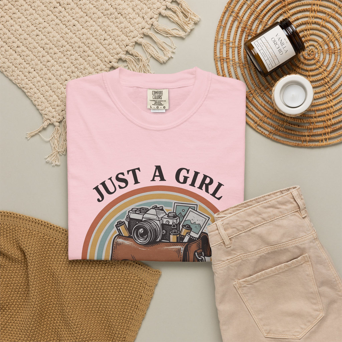 Photo T-Shirt T-Shirt Photography Backpack Gift Women Classic T-Shirt Camera T-Shirt T-Shirt Photographer Enthusiast Vintage T-Shirt Rucksack Graphic