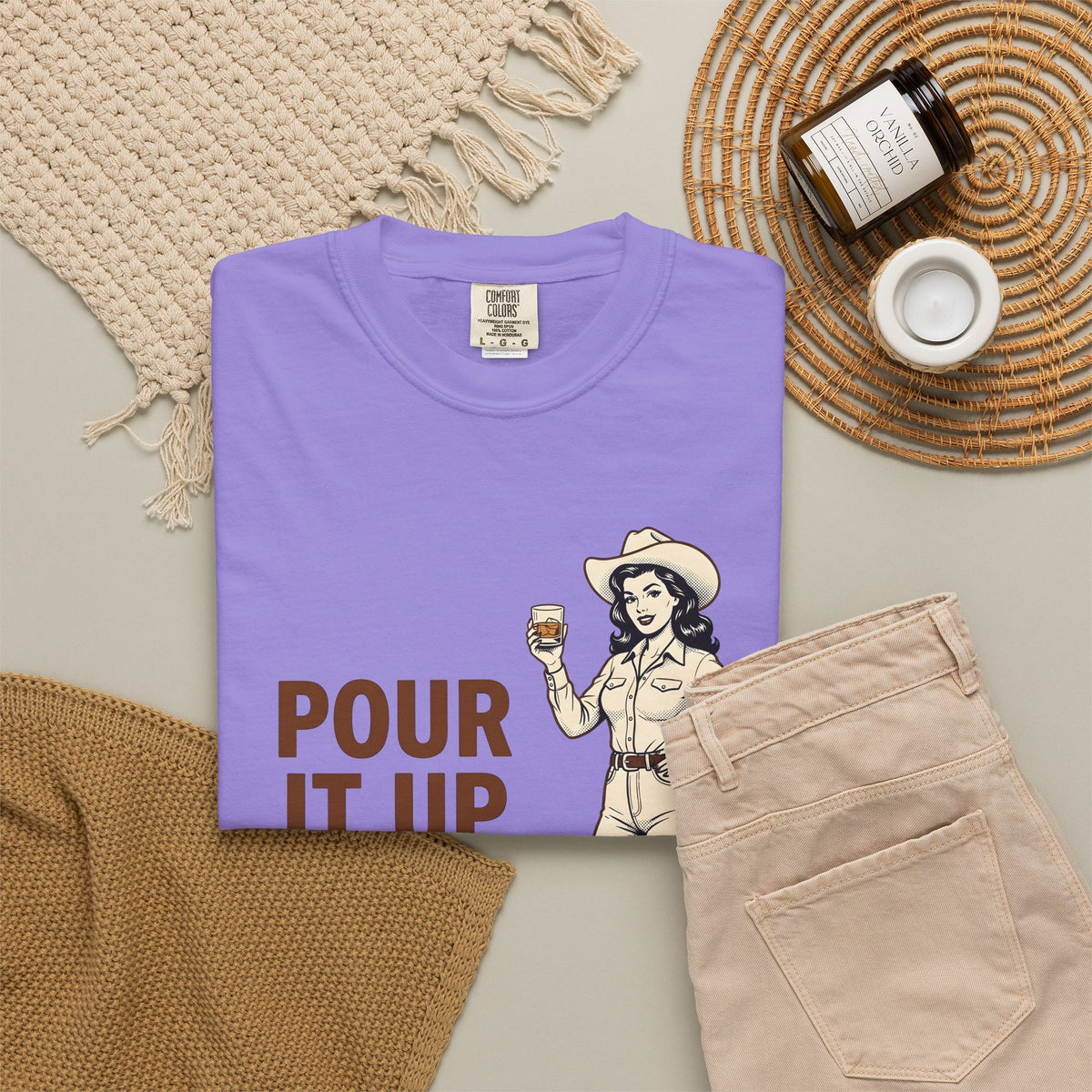 Cowgirl Cowgirl Western Gift Vintage Cowgirl Fan Distressed Western T-Shirt