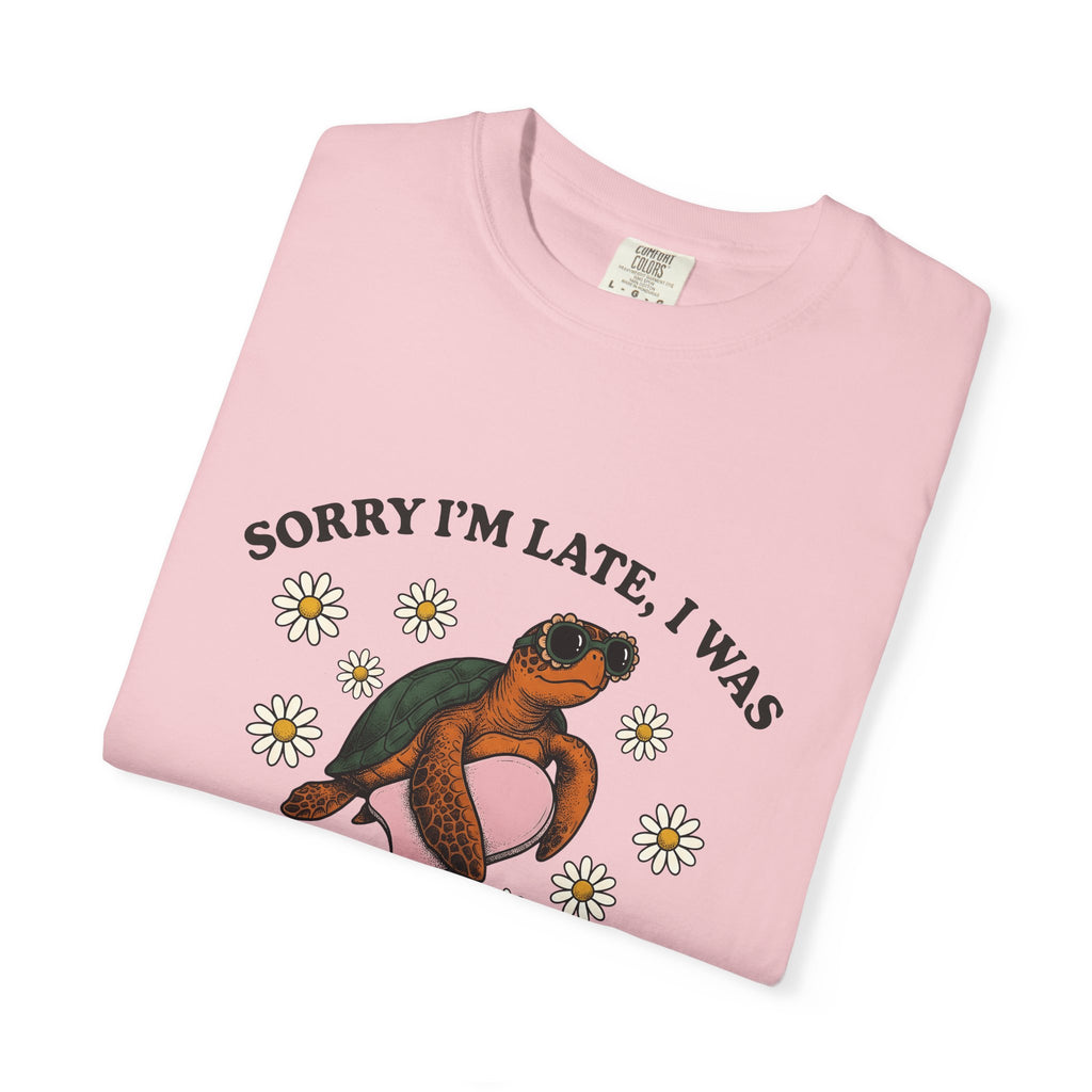 Turtle Swimming Ring T-Shirt Sports & Activities Holiday Gift Women Nostalgic T-Shirt Inflatable Ring T-Shirt Athlete Fan Retro T-Shirt Vacation