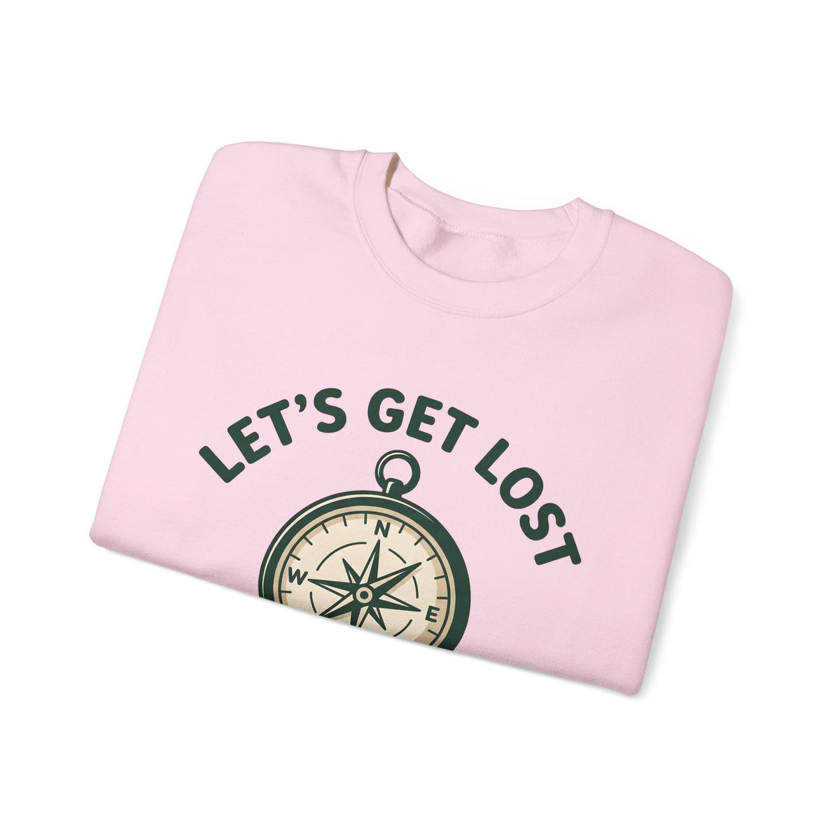 Compass Image Sweatshirt Hiking Outdoors Gift Women Hand Drawn Sweatshirt Navigation Sweatshirt Trekker Enthusiast Illustrated Sweatshirt Nature Graphic Clean