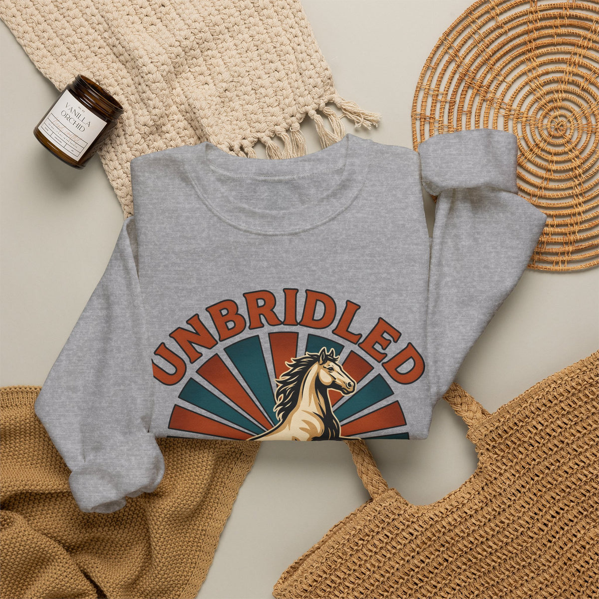 Bucking Horse Sweatshirt Cowgirl Cowboy Gift Women Rustic Sweatshirt Bronco Sweatshirt Rodeo Fan Western Sweatshirt Cowboy Graphic Classic Sun Rays Sweatshirt