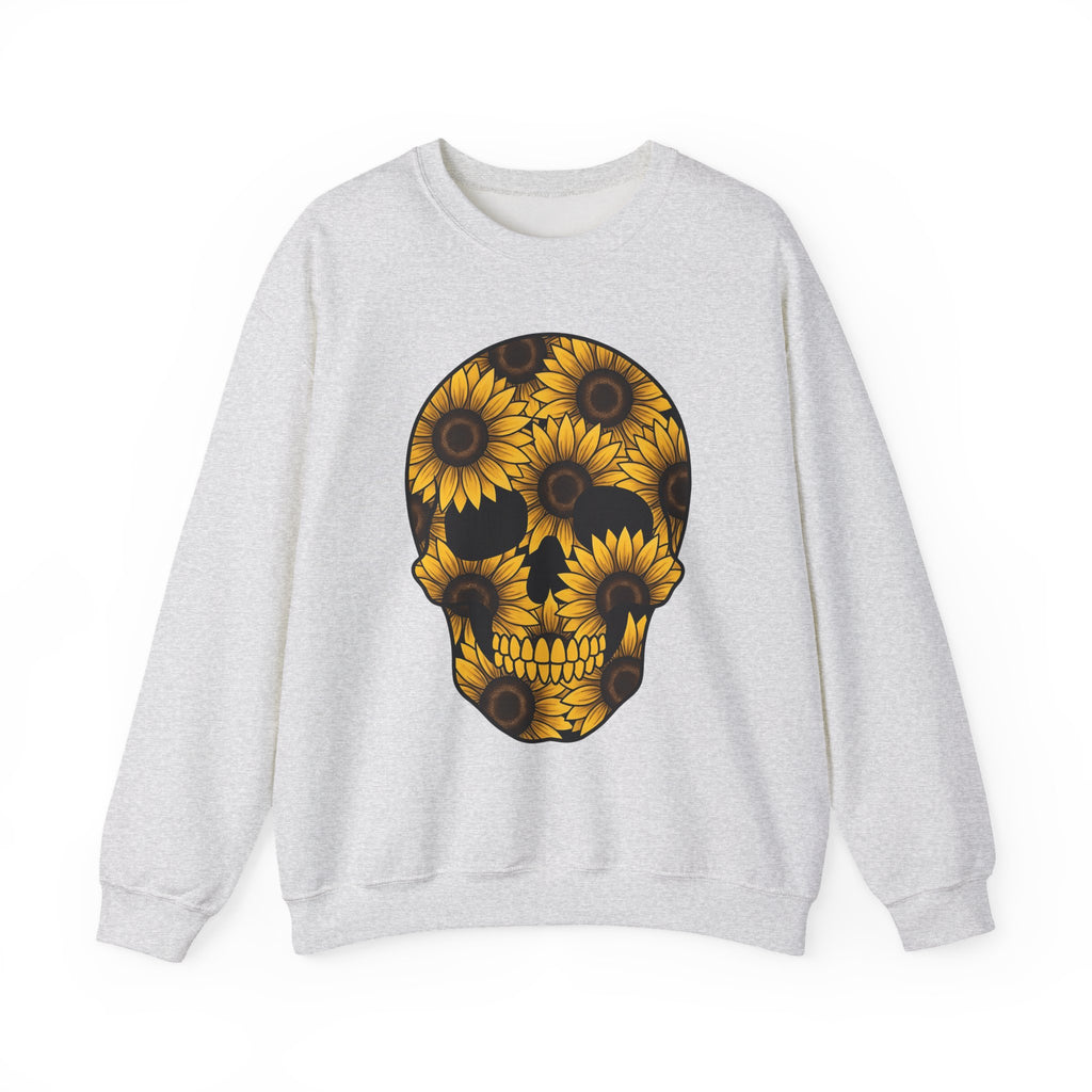 Bloom Skull Sweatshirt Floral Alternative Gift Women Pop Art Sweatshirt Sugar Skull Sweatshirt Floral Fan Pop Art Sweatshirt Punk Graphic Tribal Petals Sweatshirt