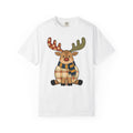 Deer Drawing Holiday Noel Gift Cartoon Fawn Christmas Fan Caricature Christmas Classic Winter T-Shirt