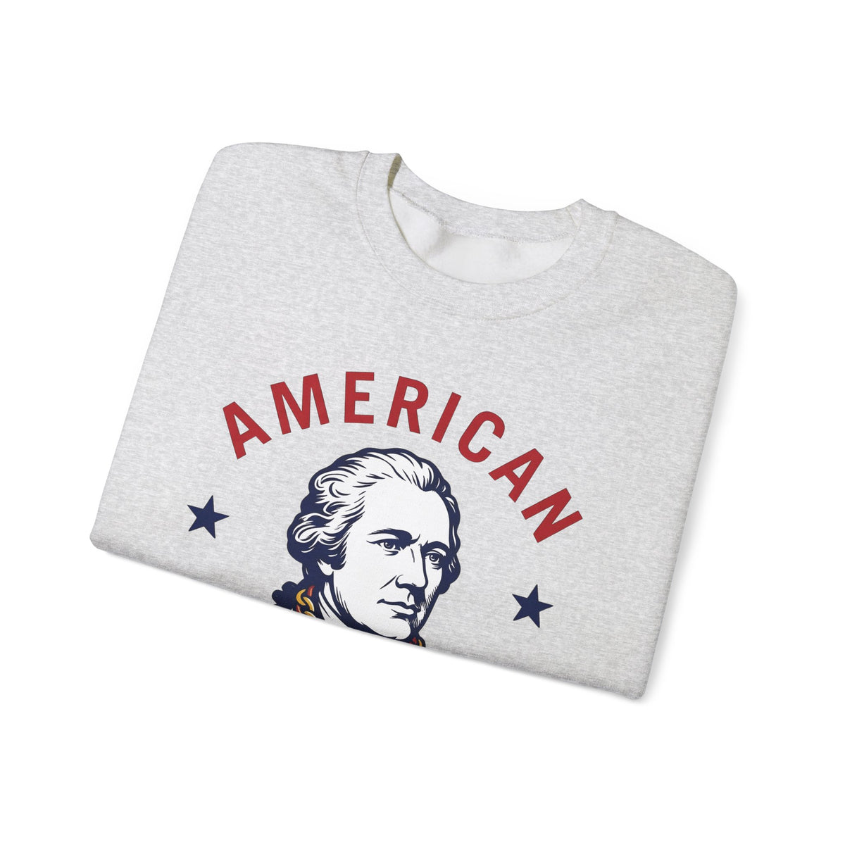 Founding Father Illustration Sweatshirt America Heritage Gift Women Traditional Sweatshirt Patriot Sweatshirt American Fan Historical Sweatshirt Heritage