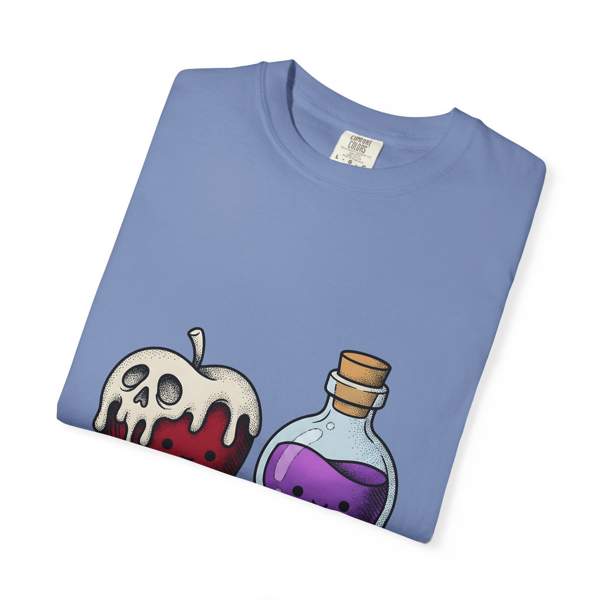 Deadly Fruit Elixir T-Shirt Halloween Halloween Gift Women Cartoon T-Shirt Poison Drink T-Shirt Halloween Fan Comic T-Shirt Spooky Graphic Hand