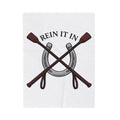 Riding Crop Horseshoe Blanket Equestrian Horse Gift Women Cartoon Blanket Horseshoe Blanket Equestrian Enthusiast Comic Blanket Equine Graphic