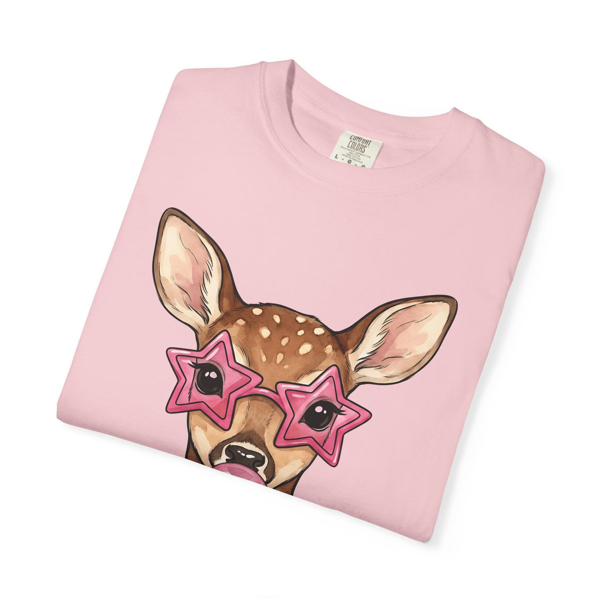 Buck T-Shirt Moms Creature Gift Women Ink T-Shirt Deer T-Shirt Mother Fan Tattoo T-Shirt Beast Graphic Fantasy Petals T-Shirt