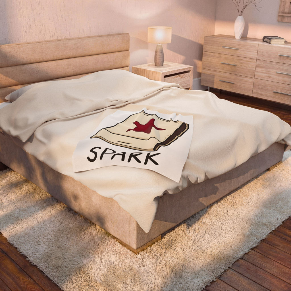 Matchbook Illustration Blanket Cute Quote Gift Women Sketch Blanket Matchcover Blanket Kawaii Fan Doodle Blanket Inspirational Graphic Simple Star