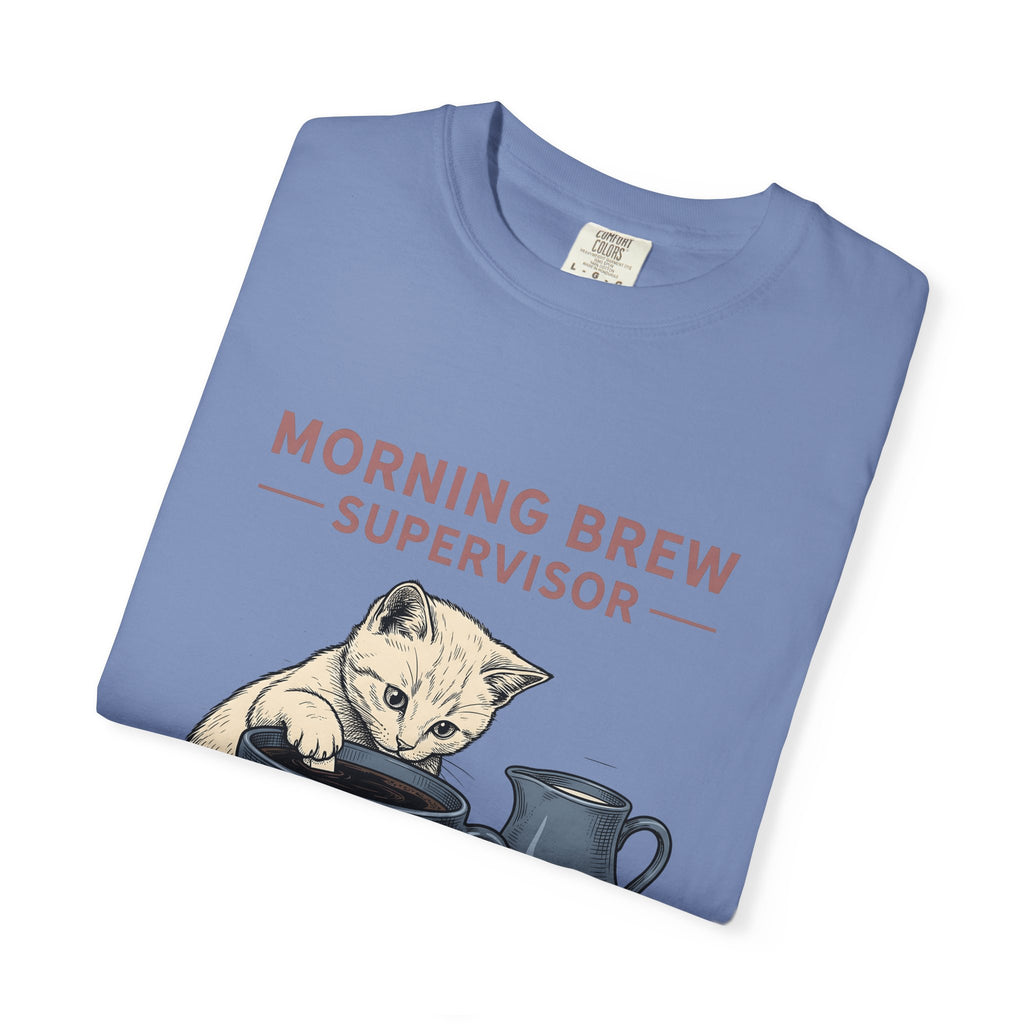 Cat Coffee Cup Cat Coffee Gift Hand Drawn Coffee Mug Cat Fan Illustrated Caffeinated T-Shirt